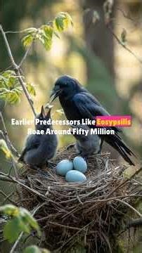From Prehistoric Skies to City Streets — The Story of Crow Evolution #animalhistory #millionyears