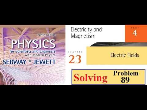 Solving Problem 89- Chapter 23- Physics for scientists and engineers [Serway] 9th edition