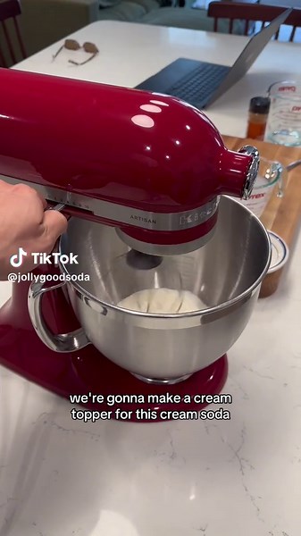 Delicious Cream Topper for Cream Soda