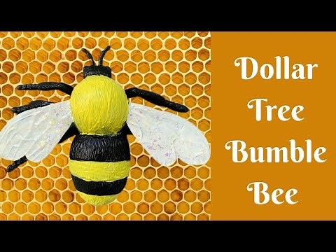 Everyday Crafting: Dollar Tree Bee | How To Make A Bee
