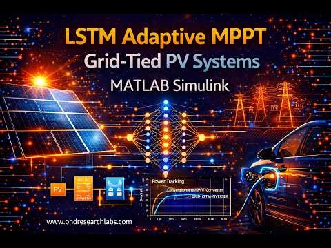 LSTM-Based Adaptive MPPT for Grid-Tied Photovoltaic Systems | MATLAB Simulink PV Optimization