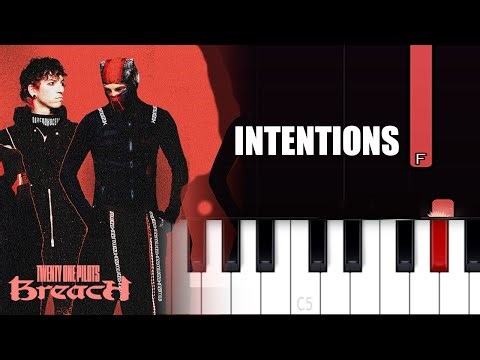 Twenty One Pilots - Intentions (Piano Tutorials)