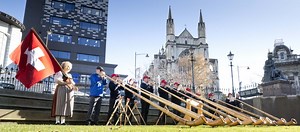 Sounds of Swiss Alps echo across city