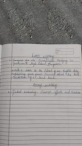 Letter WritingImagine you are Sunita/Sujith studying in Govern... | Filo