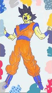 Goku Drawing & Coloring | Dragon Ball Z Art for Kids