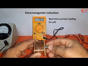 Electromagnetic Induction (EMI) demonstration | Class 10 | Magnetic effects of electric current