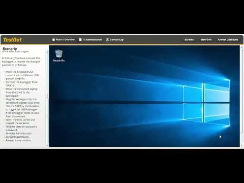 Analyze a USB Keylogger Attack