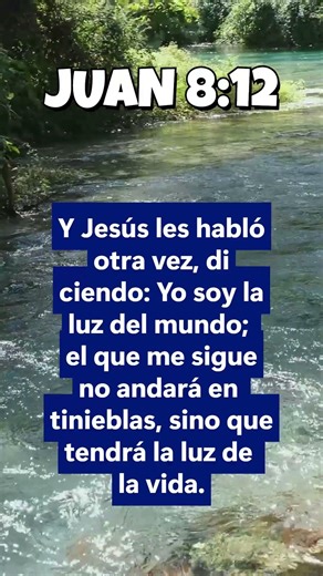 juan 8:12, jesus es la luz del mundo; el que le sigue no andará en tinieblas #Dios #fe #amor #jesus