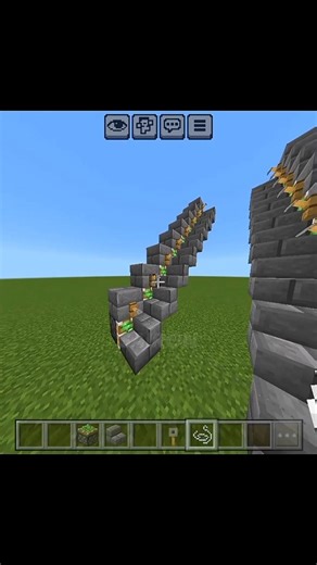 Minecraft Automatic Stairs🤯 #shorts