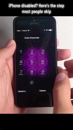 iPhone Disabled? Siri Shortcut to Try Before Erasing