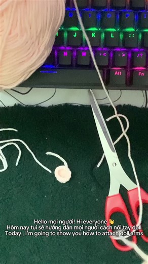 How to Attach Arms to a Crochet Doll