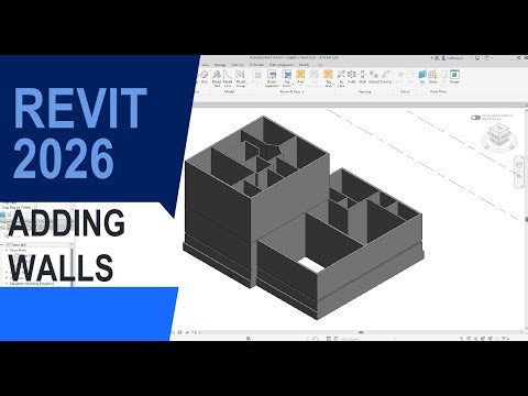 Chapter 3 - Autodesk Revit 2026 (Adding Walls)
