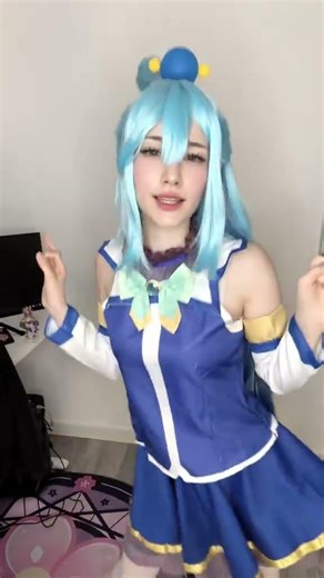 Aqua Cosplay! ✨🤍💧#cosplay #konosuba #aqua