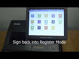 SAM4POS - How to change sales screen size