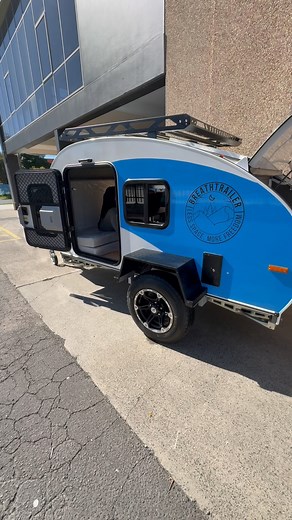 We do pop up table in the Breath Plus? Of course we do  You design, we built it #rv #teardrop #camper #trailer #nature | Breath Trailer | Facebook