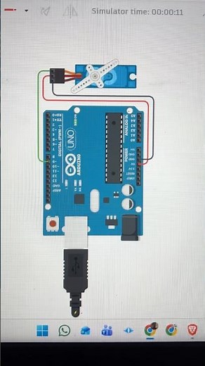 Control Servo Motors with Arduino Uno R3 #shorts #Arduino #ServoMotor #ArduinoUno #Robotics