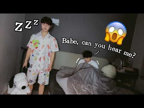 Sleep Walking Prank On Boyfriend!💤 *Freak Out | Like A Nightmare* [Watch this on Halloween]