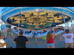 Ice Jet INSANE Spinning Ride - OC Fair 2025 - 4K