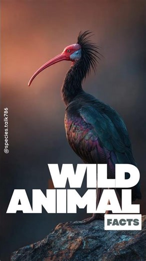 ‎🪶 Pharaoh’s Holy Bird… Now Endangered! #BaldIbis #WildlifeShorts #AncientEgypt #SaveWildlife