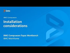 BMC Compuware Topaz Workbench - Installation considerations