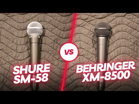 Shure SM58 vs. Behringer XM-8500