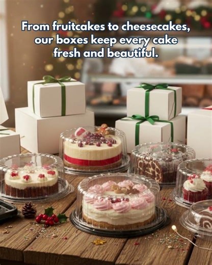 Christmas Cake Boxes