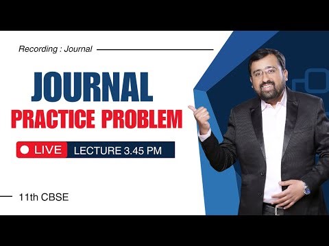 Journal Entries | Practice Questions | Bank & Discount