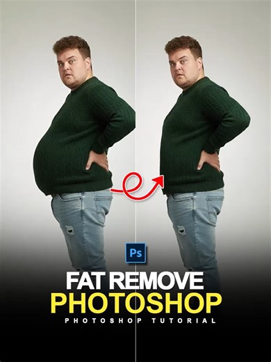 How to Remove Body Fat in Adobe Photoshop 2026 | Slim Body Retouch Tutorial #Photoshop2026 #FatRemoval #BodySlimming #PhotoshopTutorial | Graphics Solution Tricks