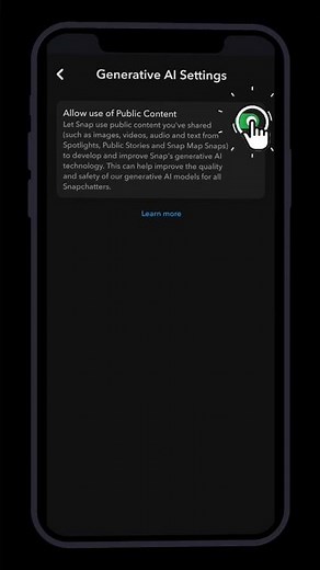 Allow use of public content in Snapchat | #snapchat | #shorts