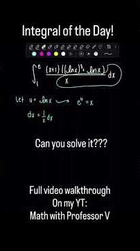 Integral of the Day: When One Technique Isn’t Enough 👀