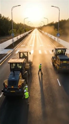 Road Work in Action 🚧” #shorts #usashorts