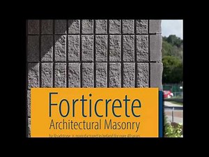 Forticrete Architectural Masonry by Roadstone
