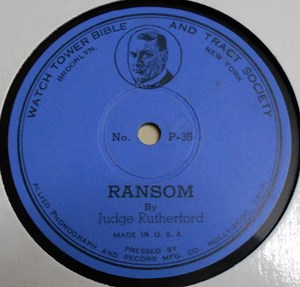 Judge Rutherford - Ransom / Baptism