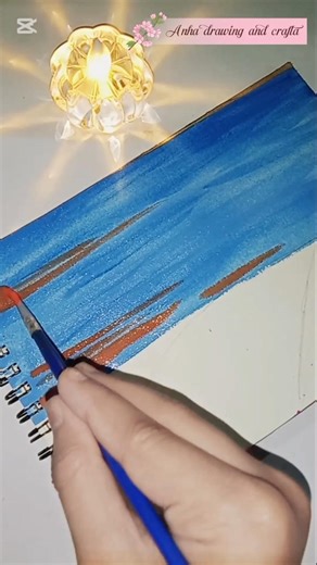 Artistic scenery painting🌟🌿#short #art #painting