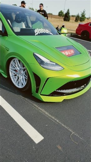 Tesla Model Y Body kit. Insane Modded Tesla #tesla #sportscar #aftermarket #teslamodely