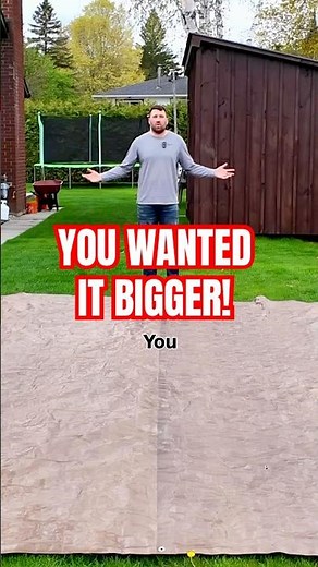 Bigger you say… Here it is | Folding Tarp Trick 11’x19’ Tarp #tipsandtricks