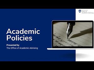 Academic Policies - Intro