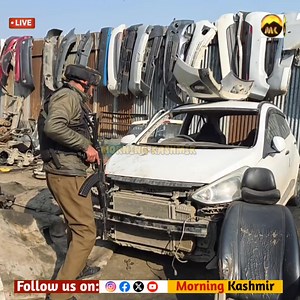 323K views · 3.1K reactions | #Watch || Sopore Police Conduct Inspection of Scrap Dealers, Second-Hand Vehicle Vendors to Prevent Misuse of Vehicles in Te*rror Activities Report By : Khan Aabid #Sopore #Vehicle #Inspection #Dealers #news #Viral #Morningkashmir | Morning Kashmir | Facebook
