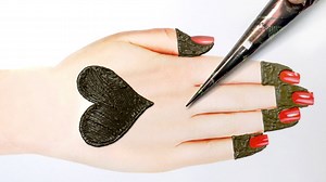 215K views · 5.6K reactions | Simple & Attractive Love Heart Mehandi design |Easy Mehndi designs | mehndi design | Beautiful Henna in this video tutorial i will show you step by step very easy mehndi design hope it's very helpful for beginners mehndi artist: Beautiful Henna | Beautiful Henna | Facebook
