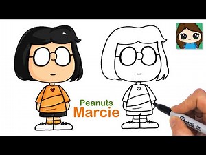 How to Draw Marcie | Peanuts
