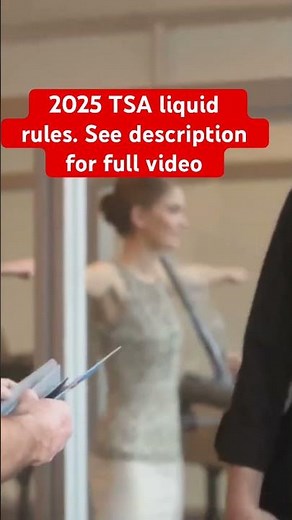 NEW TSA Liquid Rules 2025: How Many Ounces Can You Bring? Full video: youtube.com/@graceashi #tsa