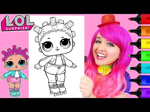Coloring LOL Surprise Roller Sk8er | Markers