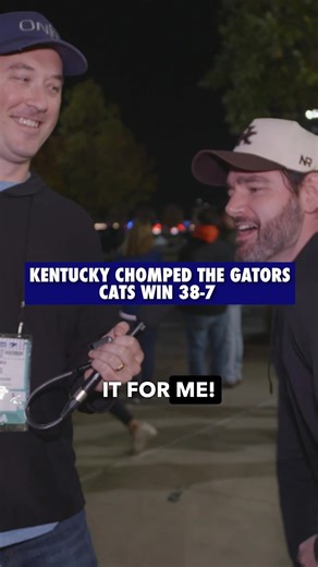 "I got a whole lotta money, Garret count it for me!" Cats beat the Gators 38-7! #bbn #ukfootball #kentuckyfootball | Kentucky Sports Radio