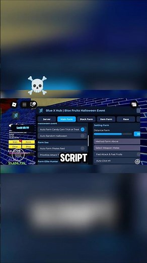 [🐯👑] BLOX FRUITS SCRIPT | AUTO FARM + AUTO V4 | HALLOWEEN EVENT SUPPORT (NO KEY) 🎉 #bloxfruits