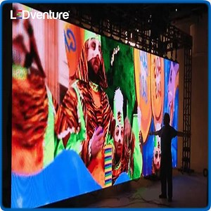 [Hot Item] Indoor P3.076 3D Advertising LED Curved Panel Video Wall Screen Display