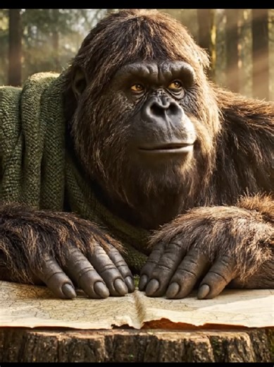 Bigfoot ASMR: Map Folding Therapy - Bigfoot carefully folds an old forest map, whispering about how “no one ever folds these right.” - #BigfootASMR #PaperSounds #MapASMR #ForestWisdom #SoothingVibes