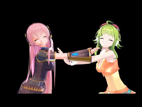 [MMD MIRRORED] Happy Syntheziser (Gumi/Luka) {Medium}
