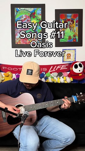 Easy Oasis Song Tutorial: Live Forever on Guitar