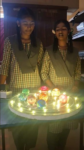 Solar system model by 9th students #KPS Kyalanur February 2026