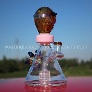 [Hot Item] Absurd Series Glass DAB Rig Glass Water Pipes with Alien Shape Hookah